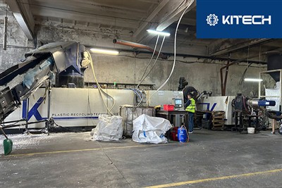 Kitech-Projekt in Polen: KCP160+180 Double-Stage Pelletizer im LDPE-Folienrec...
